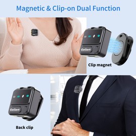 Goiiort Goiiort Wireless Lavalier Microphone for iPhone: for Video Recording,Podcasting & Streaming: Professional Mic with Smart Noise Reduction, 30H Battery Life - Great for Vlogging and Content Creators