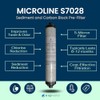 Microline S7028 Sediment and Carbon Block Pre-Filter 2" x 11.5"