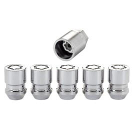 McGard 24552 Chrome Cone Seat Wheel Locks (M12 x 1.25 Thread Size) - Set of 5