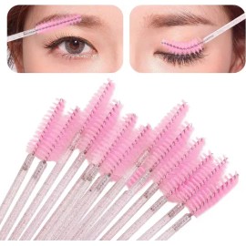 100 Microbrush 50 Parches Hidrogel 50 Cepillos 1 Cinta Color Rosa Claro Tipo De Curvatura C Roomy Chic                                                