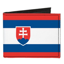 Buckle-Down Canvas Bifold Wallet - Slovakia