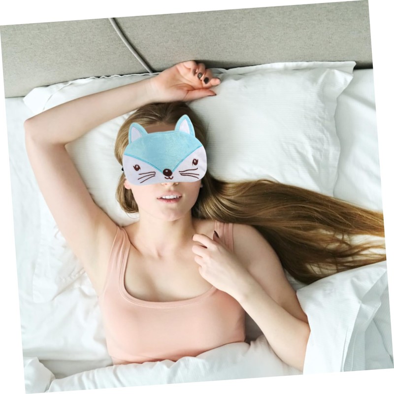 Healeved 4pcs Cartoon Eye Mask Portable Eye Cover for Boys