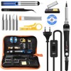 Soldering Iron Set 14-in-1 with Adjustable Temperature 200-450 °C, On/Off