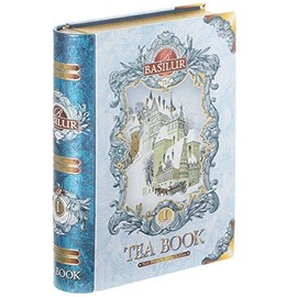 Basilur, Tea Book Collection, 100% Pure Ceylon Tea, Book Volume 1, Collectable Metal Caddy