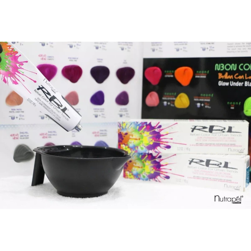 RBL Tinte De Colores Fantasia Para Cabello Rbl Nutrapel 90grs