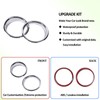 Qiosreui Front Fog Light Lamp Cover Ring for Hummer H2