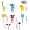 60 Pcs Kids Food Picks, Cute Animals Mini Food Fruit