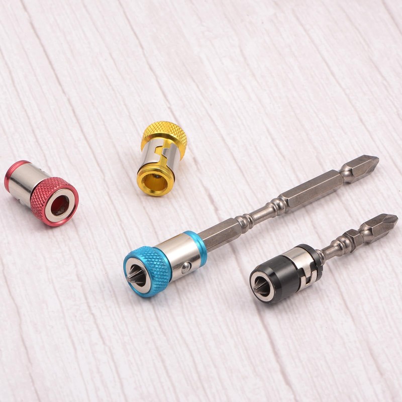 HARFINGTON Magnetic Screw Ring Holder Removable Bit Magnetizer for 1/4"