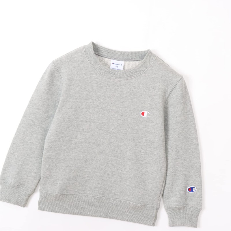 Champion CK-Y001/CK-Y001Z Kids' Sweatshirt, Long Sleeve, Round Neck, 100% Cotton,