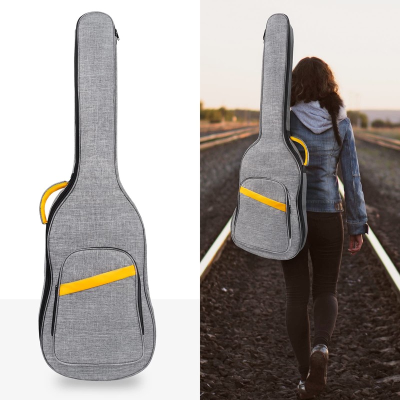 LETSROCK Bass Guitar Case, Bass Guitar Gig Bag 0.38 Inch