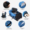 Vomgomfom 86L Collapsible Wheeled Luggage With Removable Backpack Straps,Waterproof Rolling