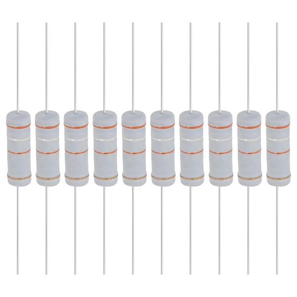 YOKIVE 10 Pcs 39K Ohm 5 Watts Metal Oxide Film