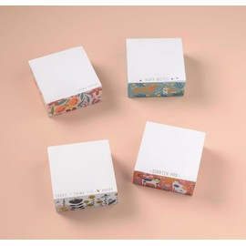 Karma, Block Notepad, 500 Sheet Memo Paper Cube, Non-Sticky Memo Pad Cube for Office, and Home, Fruit