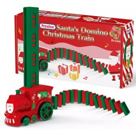 PREXTEX Kids Santa Musical Christmas Domino Train