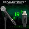 Kadjuh Wireless XLR Transmitter and Receiver& Wireless Guitar Transmitter Receiver,Rechargeable