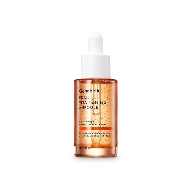 Jennabell PDRN Glowing Elasticity Vitamin Capsule Toning Salmon Ampoule 30ml,