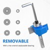 Newdeli 1/4 Inch Shank Rabbet Router Bit 1/2" Height with