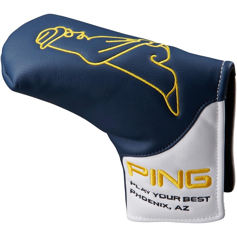 PING Men's Golf Putter Cover Putter Cover Navy x White