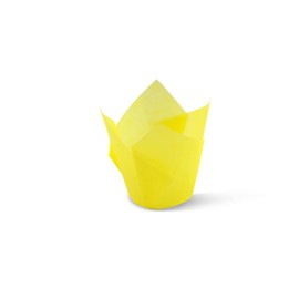 Yellow Medium Size Tulip Baking Cups Cupcake Liners Muffin Liners Greaseproof Paper 100