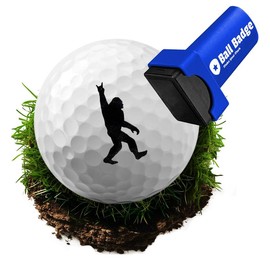 HODL 21 Ball Badge Golf Ball Stamp - Self-Inking Marker for Identifying Balls - Durable Design - Stocking Stuffer Holiday Gift - Golfer Equipment:_Sasquatch Rock On