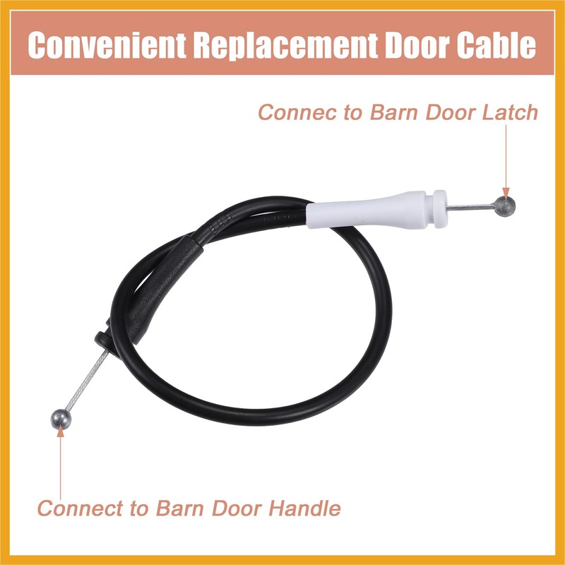 Partuto Car Rear Left Barn Door Lock Cable for Ford
