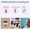 Small Voice Recorder 70H Battery Time USB C Charging HD