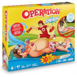 Hasbro Operation Splash Game – Family Game for Your Yard – More Water, More Fun!