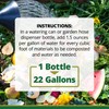 TeraGanix Compost Accelerator (1 Bottle = 11 Gallons), Reduce Odors,