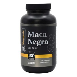 Maca Negra Peruana | 1000 Mg | 180 Caps | Momosie | + Testo