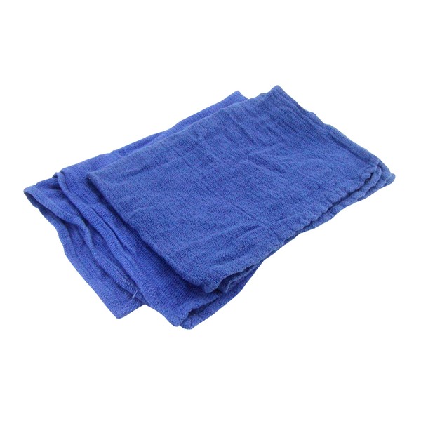 A&A Wiping Cloth Recycled Blue Surgical/Huck Towel Rags, Perfect Non-Streaking, and No Lint Towels, Multi-Purpose Towels, 5 Pound Box