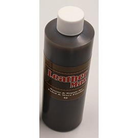 8 Ounce Bottle of Furniture Leather Max Leather Restorer and Refinish Made to Repair Worn and Faded Finishes (Leather Repair) (Vinyl Repair) (Black)