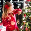 Guitar Ornament Resin Miniature Guitar Hanging Ornaments for Christmas Birthday