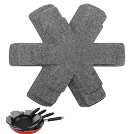 Felt Pot Trivets Set of 12-3 Sizes Heat Resistant Hot Pads, Non-Slip Table Protectors for Countertops, Dishes & Cookware