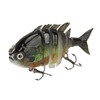 Segmented Fishing Lure Hard 6 Sections with High Carbon Treble