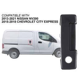 Auto Parts Avenue APA Replacement Exterior Slide Door Handle for 2013-2021 NV200 2015-2018 City Express Passenger Right Side 82606-3LM0B 19317276