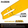 RazEdg 14 Inch Chainsaw Bar and Chain Combo, 3/8" LP