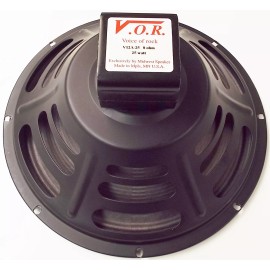VOR 12" Alnico 25 watt Guitar Speaker - 16 ohm - NEW STOCK - Jensen P12R Upgrade