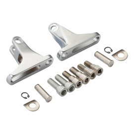 TCMT Chrome Passenger Foot Peg Mini Mount Fit For Harley Touring Street Glide 93-24