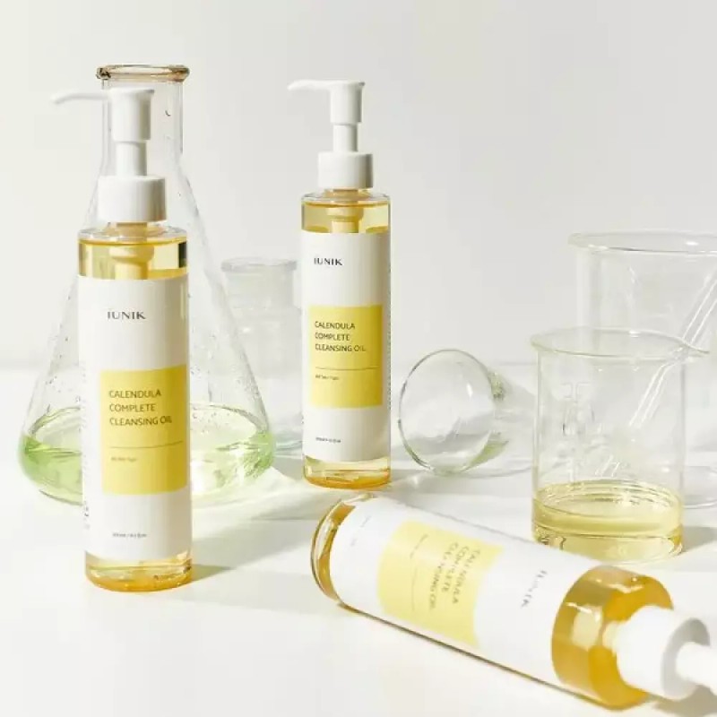 IUNIK 아이유닉 카렌듈라 컴플리트 클렌징오일 200ml IUニック Karwndula Complete Cleansing