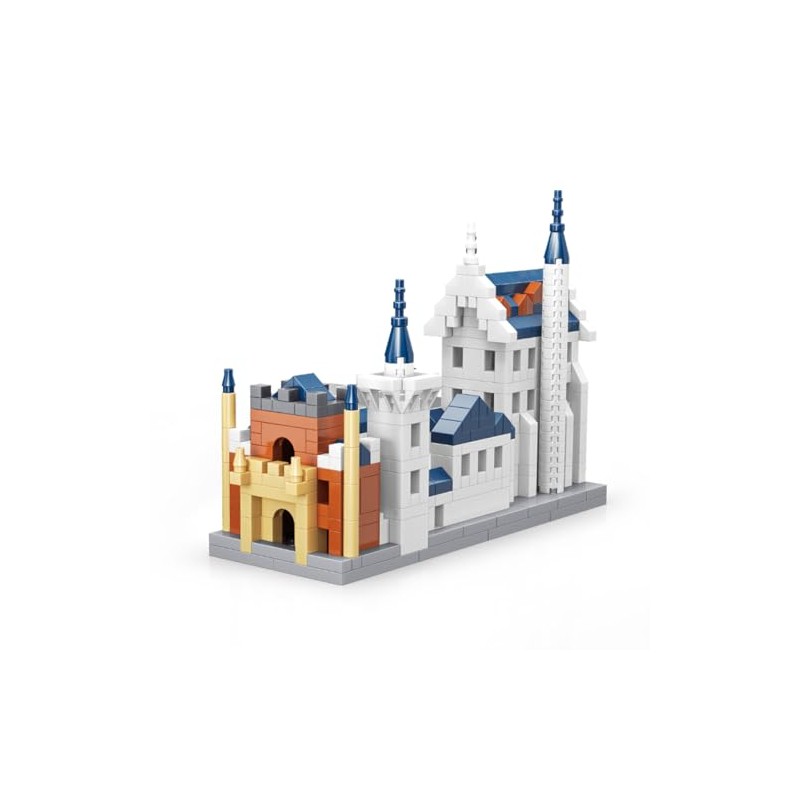 GOTIMON Micro Mini Architecture Swan Castle Building Block Set, 493