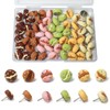 60Pcs Mini Push Pins Food Thumb Tacks for Photo Wall