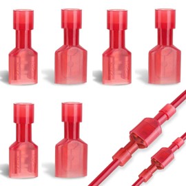 smseace 150Pcs 22-16AWG Electrical Spade connectors Kit Female/Male Spade Connectors Nylon Spade Quick Disconnect Connectors