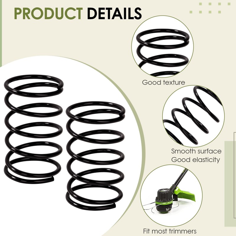 Kaberalty SB00L00 Replacement Trimmer Spring Compatible with Greenworks ST60V ST60V-T0