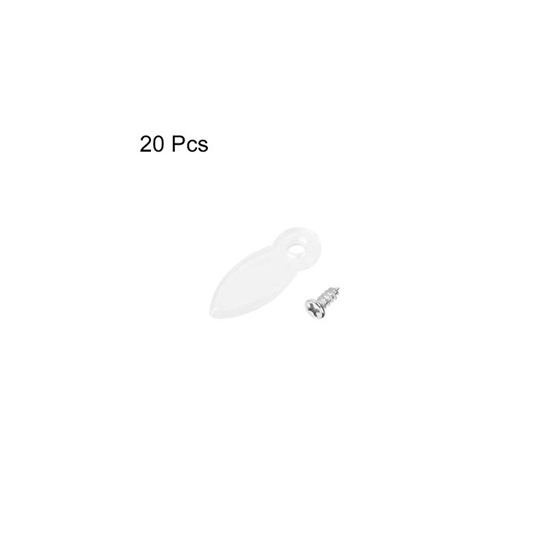 sourcing map Frame Turn Button, 3/4" Plastic Drop Shape with