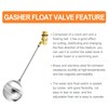 GASHER 1PCS 1/2" 304 Stainless Steel Float Ball Valve with