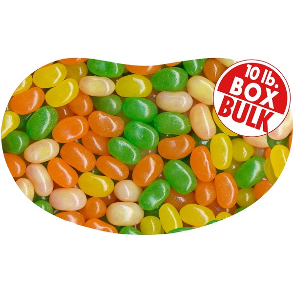 Jelly Belly Sunkist Citrus Mix Jelly Beans - 10 Pounds of Loose Bulk Jelly Beans - Genuine, Official, Straight from the Source