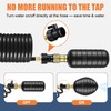 3 Pcs Drain Bladder Kit, Drain Cleaning Bladder Fits 1"