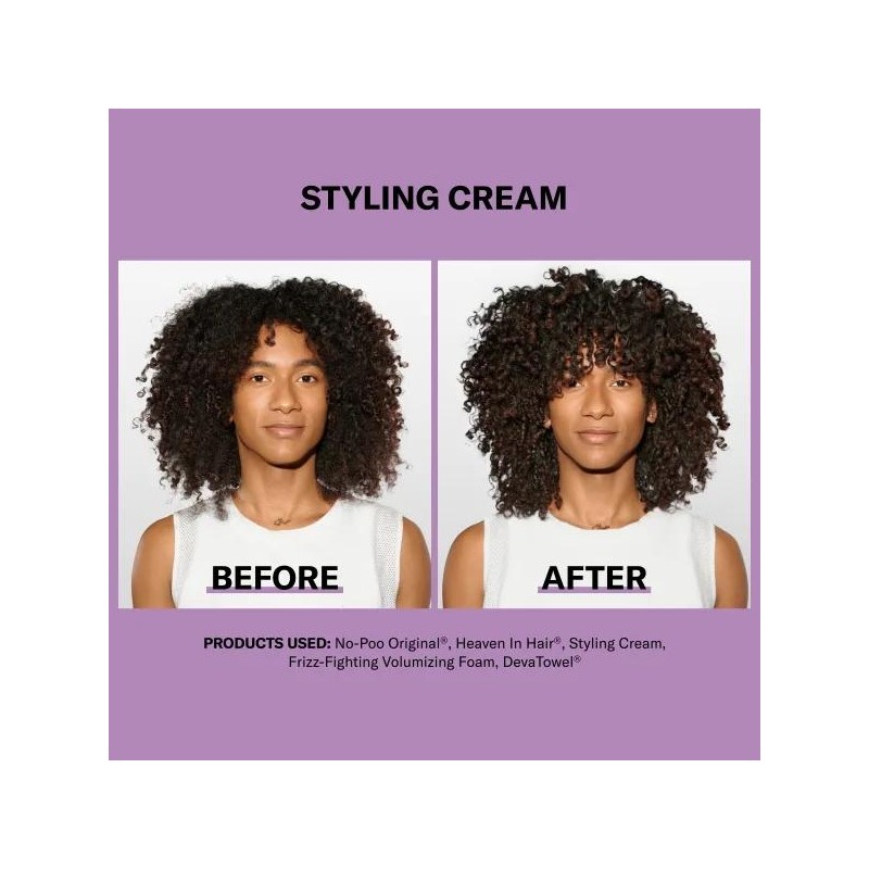 DevaCurl Styling Cream 5.1 oz: Touchable Moisturizing Definer - Specification: