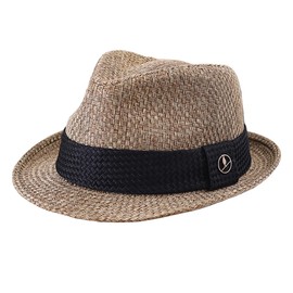 FREEBIRD99 Classic Fedora Hat Short Brim Trilby Hat for Men Women (CA/US, Numeric, 7, 7 1/4, Brown)