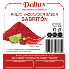 Polvo Sazonador Sabor Sabriton Para Papas Y Botanas 1 Kg